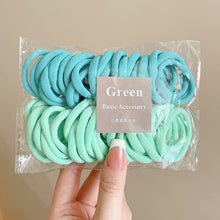 Load image into Gallery viewer, 50pcs/set Colorful Seamless Hair Band Highly Elastic Durable Rubber Band Hair Tie Headwear Hair Accessories for Children
