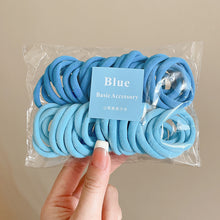 Load image into Gallery viewer, 50pcs/set Colorful Seamless Hair Band Highly Elastic Durable Rubber Band Hair Tie Headwear Hair Accessories for Children
