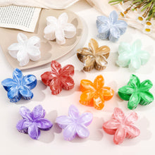 Load image into Gallery viewer, Colorful Flower Marbling Hairpin Hair Claw Clip Creative Plastic Hair Clip Simple Fashionable Headwear Hair Accessories for Women
