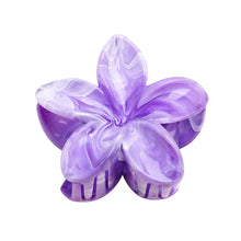 Load image into Gallery viewer, Colorful Flower Marbling Hairpin Hair Claw Clip Creative Plastic Hair Clip Simple Fashionable Headwear Hair Accessories for Women
