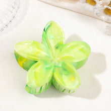 Load image into Gallery viewer, Colorful Flower Marbling Hairpin Hair Claw Clip Creative Plastic Hair Clip Simple Fashionable Headwear Hair Accessories for Women
