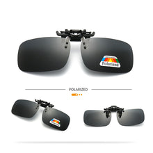Load image into Gallery viewer, Polarizing Sunglasses Clip UV Protection Lightweight Outdoor Anti Glare Square Sunglasses for Cycling Driving Fishing Hiking
