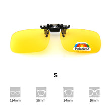 Load image into Gallery viewer, Polarizing Sunglasses Clip UV Protection Lightweight Outdoor Anti Glare Square Sunglasses for Cycling Driving Fishing Hiking
