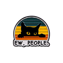 Load image into Gallery viewer, Cartoon Cute Black Cat Brooch Women's Brooch Pin Alloy Multifunctional Decoration Badge Clothing Accessories Backpack Accessories
