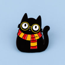 Load image into Gallery viewer, Cartoon Cute Black Cat Brooch Women's Brooch Pin Alloy Multifunctional Decoration Badge Clothing Accessories Backpack Accessories
