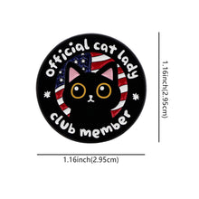 Load image into Gallery viewer, Cartoon Cute Black Cat Brooch Women's Brooch Pin Alloy Multifunctional Decoration Badge Clothing Accessories Backpack Accessories
