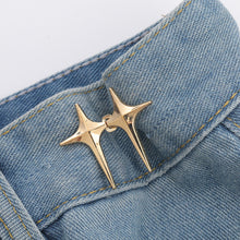 Load image into Gallery viewer, Cross Star Waist Buckle Detachable No-staple No-sew Button Durable Alloy Buckle Skirt Pants DIY Clothing Accessories
