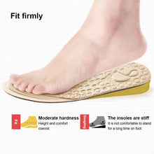 Load image into Gallery viewer, Invisible Inner Height Increasing Insole Lightweight Shock Absorption Sweat Absorption Breathable Heightening Insole
