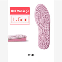 Load image into Gallery viewer, Invisible Inner Height Increasing Insole Lightweight Shock Absorption Sweat Absorption Breathable Heightening Insole
