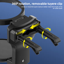 Load image into Gallery viewer, Foldable Car Air Vent Drink Cup Bottle Holder Water Bottle Holders Stands Cup Rack for Auto Car Truck Water Bottle Ashtray
