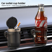 Load image into Gallery viewer, Foldable Car Air Vent Drink Cup Bottle Holder Water Bottle Holders Stands Cup Rack for Auto Car Truck Water Bottle Ashtray
