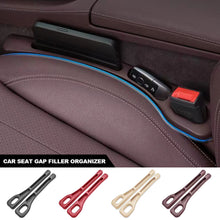 Load image into Gallery viewer, 2Pcs Car Seat Gap Filler Organizer Waterproof Car Seat Gap Plug Strip Seat Gap Storage Auto Interior Accessories
