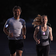 Load image into Gallery viewer, Outdoor LED Flashlight Magnetic Clip Keychain Safety Hands-Free Night Light for Nursing Walking Running Emergency
