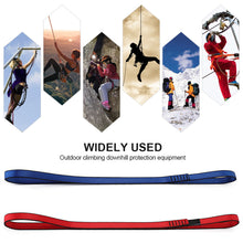 Load image into Gallery viewer, 22kN Outdoor Climbing Rock Sling Belt Protective Supplies High Strength Polyester Wearable Belts Professional Equipment

