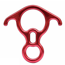 Load image into Gallery viewer, Rock Climbing Descender OX Horn 8 Descend Ring Downhill Eight Ring With Bent-ear Rappelling Gear Belay Device Equipment
