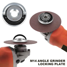Load image into Gallery viewer, M14 Angle Grinder Quick Release Self-Locking Grinder Pressing Plate Flange Nut Power Chuck For Angle Grinder Clamping Flange
