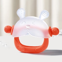 Load image into Gallery viewer, Silicone Teether Silicone Toddler Chew Toys Sensory Toys Anti Drop Wrist Hand Teether Baby Teething Mitten Food-Grade Soothing
