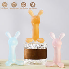 Load image into Gallery viewer, Baby Nursing Teething Toy Baby Teether Teething Pain-Relief Toy for Toddler Infant Newborn Rabbit Shape Silicone Teether
