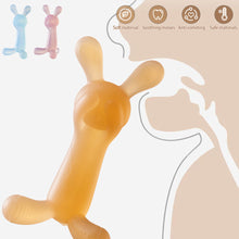 Load image into Gallery viewer, Baby Nursing Teething Toy Baby Teether Teething Pain-Relief Toy for Toddler Infant Newborn Rabbit Shape Silicone Teether
