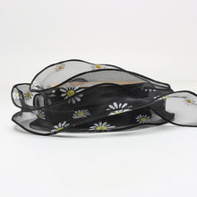 Load image into Gallery viewer, 4cm*9m Daisy Pattern Ribbon Gracefull Fish Tail Gift Decoration Bow Ribbons Packaging Material Wrapping Supplies
