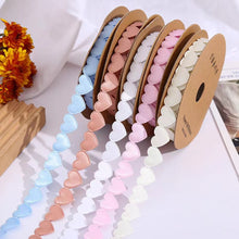 Load image into Gallery viewer, Heart To Heart Ribbon Love Weaving Flower Packaging Material Flower Bundle Cake Ribbon Gift Bow Tie Flower Art

