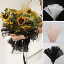 Load image into Gallery viewer, 4Y*28CM Korean Style Wave Tissue Yarn Flower Bouquet Wrapping Gauze Paper For Florist Wedding Birthday Party Gift Packing Decor DIY Crafts Mesh
