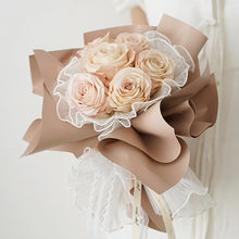 Load image into Gallery viewer, 4Y*28CM Korean Style Wave Tissue Yarn Flower Bouquet Wrapping Gauze Paper For Florist Wedding Birthday Party Gift Packing Decor DIY Crafts Mesh
