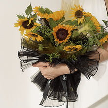 Load image into Gallery viewer, 4Y*28CM Korean Style Wave Tissue Yarn Flower Bouquet Wrapping Gauze Paper For Florist Wedding Birthday Party Gift Packing Decor DIY Crafts Mesh
