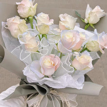 Load image into Gallery viewer, 4Y*28CM Korean Style Wave Tissue Yarn Flower Bouquet Wrapping Gauze Paper For Florist Wedding Birthday Party Gift Packing Decor DIY Crafts Mesh
