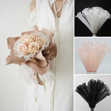 Load image into Gallery viewer, 4Y*28CM Korean Style Wave Tissue Yarn Flower Bouquet Wrapping Gauze Paper For Florist Wedding Birthday Party Gift Packing Decor DIY Crafts Mesh
