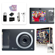 Load image into Gallery viewer, Y2K CCD Camera 1080P 48MP Portable Kids Camera 4X Zoom with Dual Lenses 2.4inch IPS Screen for Boys Girls Teenagers Gift
