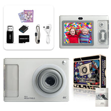 Load image into Gallery viewer, Y2K CCD Camera 1080P 48MP Portable Kids Camera 4X Zoom with Dual Lenses 2.4inch IPS Screen for Boys Girls Teenagers Gift
