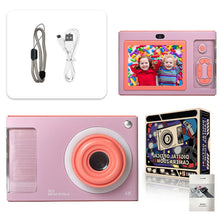 Load image into Gallery viewer, Y2K CCD Camera 1080P 48MP Portable Kids Camera 4X Zoom with Dual Lenses 2.4inch IPS Screen for Boys Girls Teenagers Gift
