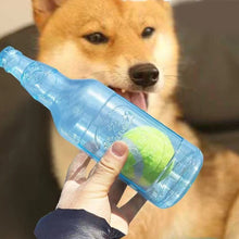 Load image into Gallery viewer, Pet Chew Toy Pet Sound Bite Resistant Molar Floating Rubber TPR Tennis Bottle Pet Bottle Ball Squeaky Toy Accessories
