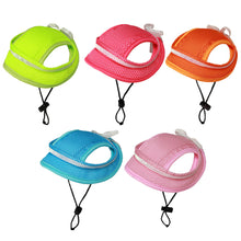 Load image into Gallery viewer, Summer Pet Hat Breathable Sunshade Cat And Dog Hat Bow Ear Leakage Dog Supplies Pet Clothes For Small Dogs
