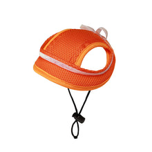 Load image into Gallery viewer, Summer Pet Hat Breathable Sunshade Cat And Dog Hat Bow Ear Leakage Dog Supplies Pet Clothes For Small Dogs
