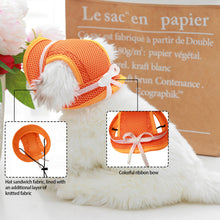 Load image into Gallery viewer, Summer Pet Hat Breathable Sunshade Cat And Dog Hat Bow Ear Leakage Dog Supplies Pet Clothes For Small Dogs
