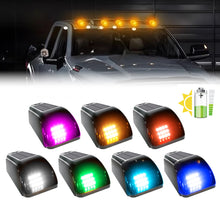 Load image into Gallery viewer, 1PC 12LED Car Roof Lights Solar Powered Flashing Lights Cab Punch-Free Phone App Control Wireless Or Truck
