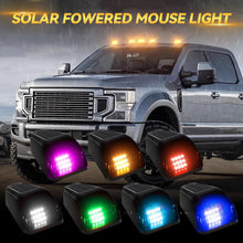 Load image into Gallery viewer, 1PC 12LED Car Roof Lights Solar Powered Flashing Lights Cab Punch-Free Phone App Control Wireless Or Truck
