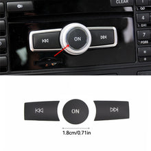 Load image into Gallery viewer, 3Pcs Car Volume ON Buttons Cover Stickers Trim Fit For Mercedes Benz A B C ML CLS Class GLA200 ML GLK300 E260 Auto Accessories
