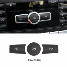Load image into Gallery viewer, 3Pcs Car Volume ON Buttons Cover Stickers Trim Fit For Mercedes Benz A B C ML CLS Class GLA200 ML GLK300 E260 Auto Accessories
