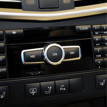 Load image into Gallery viewer, 3Pcs Car Volume ON Buttons Cover Stickers Trim Fit For Mercedes Benz A B C ML CLS Class GLA200 ML GLK300 E260 Auto Accessories
