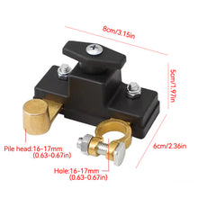 Load image into Gallery viewer, 12V/24V 100A Car Battery Disconnect Switch Isolator Power Cut Off Kill Switches For RV ATV Boat Truck Auto Yacht
