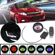 Load image into Gallery viewer, 12-36V 3 Inch Car Dynamic Devil Eyes Lights Demon Red Eye Headlight Assembly Auto Retrofit Accessories
