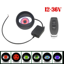 Load image into Gallery viewer, 12-36V 3 Inch Car Dynamic Devil Eyes Lights Demon Red Eye Headlight Assembly Auto Retrofit Accessories
