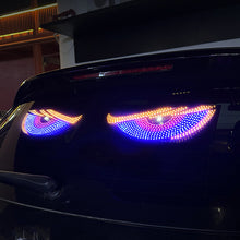 Load image into Gallery viewer, 2Pcs Upgraded Car LED Devil's Eye Decorative Light Rear Warning Light Red Devil Eye Atmosphere Light Auto Decoration Accessories
