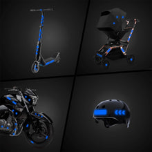 Load image into Gallery viewer, 64Pcs/Set Motorcycle Helmets Reflective Reflector Sticker Self Adhesive Safety Warning Conspicuity for Bicycle Motorcycle Trailer
