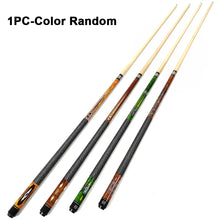 Load image into Gallery viewer, 1PC 149CM 13MM Club Head 1/2 Split Maple Pool Cue Billiard Supplies-Color Random
