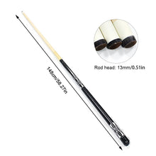 Load image into Gallery viewer, 1PC 148CM 13MM American Big Head Rod 1/2 Split Maple Pool Cue Leather Grip Billiard Supplies - Random Color

