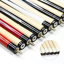 Load image into Gallery viewer, 1PC 148CM 13MM American Big Head Rod 1/2 Split Maple Pool Cue Leather Grip Billiard Supplies - Random Color
